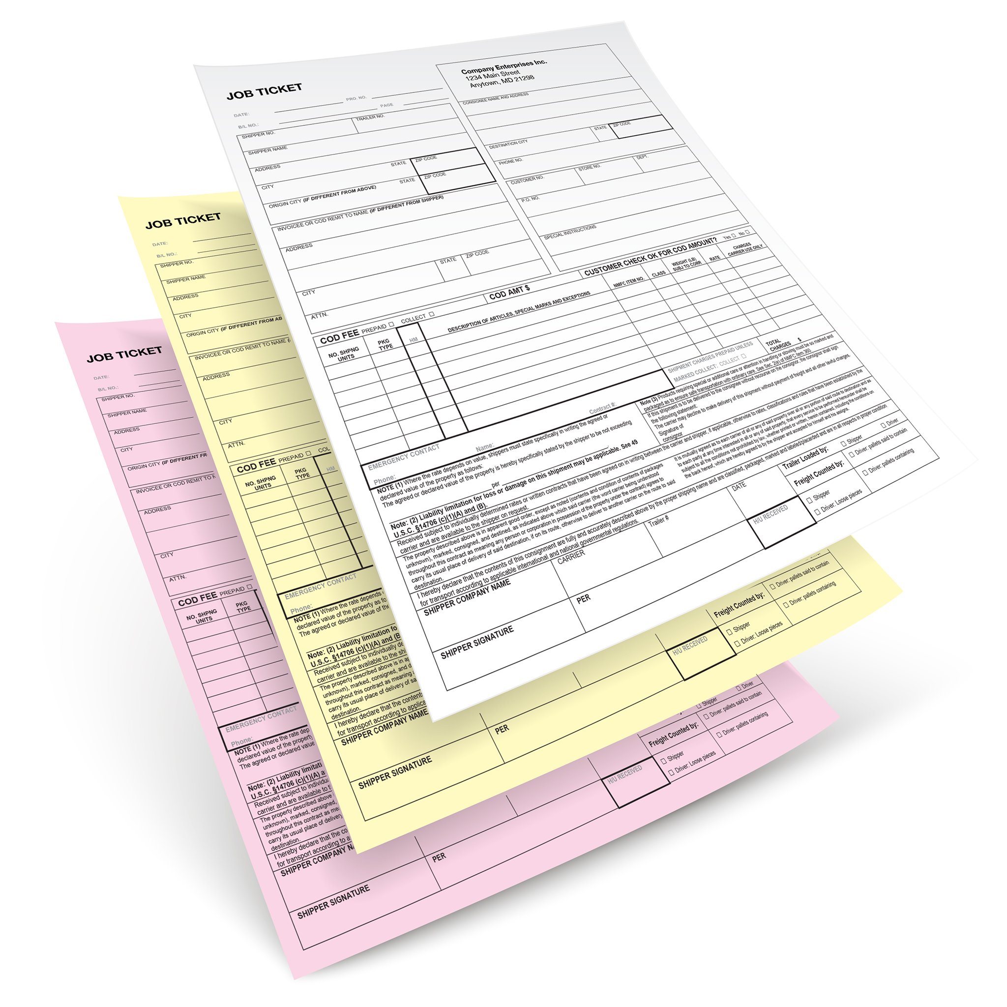 NCR Pads - Print Portal Demo - HelloPrint Enterprise